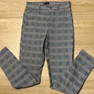 Plaid High Waisted Pants